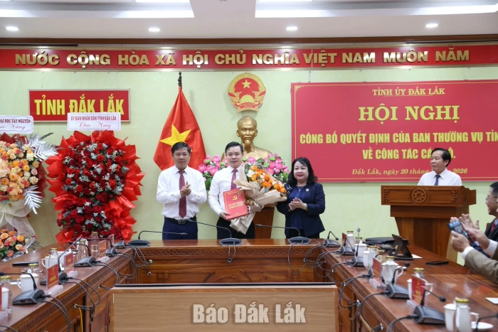 Deputy Secretary of the Provincial Party Committee, comrade Do Huu Huy, appointed as Secretary of the Party Committee of the Dak Lak PPC for the 2025 - 2030 term