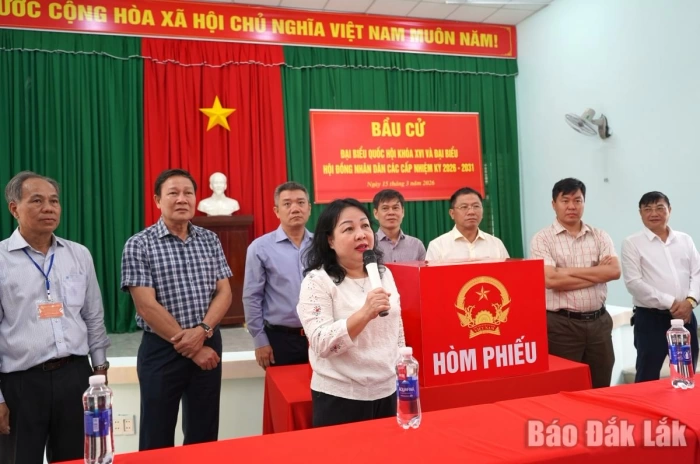 The provincial Election Committee inspecting preparations for the upcoming election