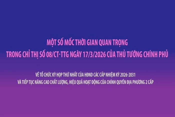 Chỉ thị 08/CT-TTg: Sơ kết 1 năm vận hành chính quyền địa phương 2 cấp