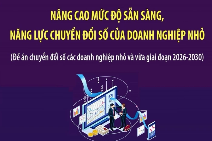 Nâng cao mức độ sẵn sàng, năng lực chuyển đổi số của doanh nghiệp nhỏ