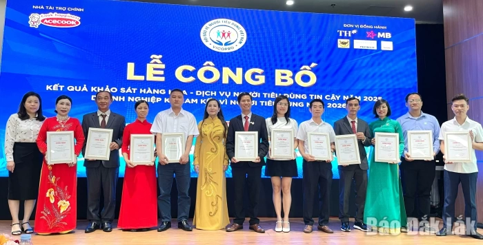 7 products from Dak Lak province ranked in top of consumer-trusted goods and services