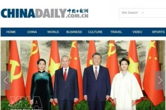 Chinese media highlight top Vietnamese leader’s activities in China