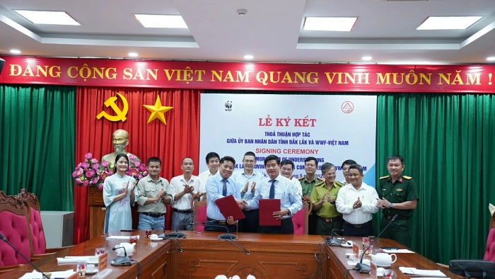 Dak Lak PPC signs cooperation agreement with WWF Viet Nam