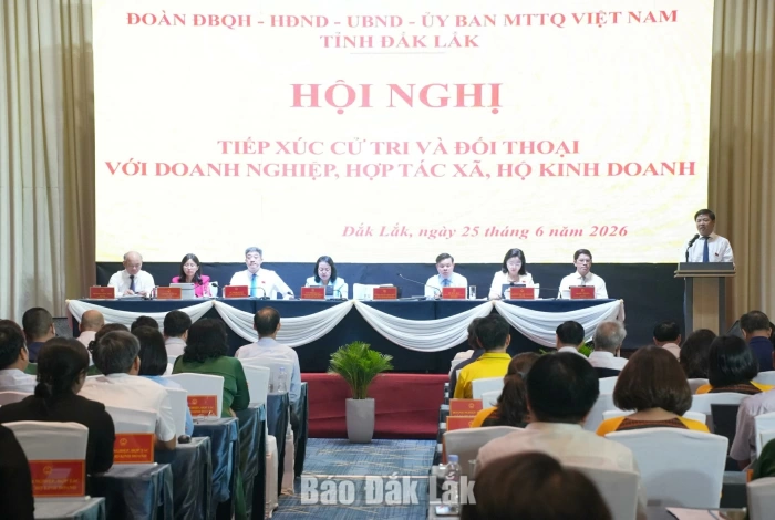 Dak Lak holds dialogue with businesses, cooperatives and business households