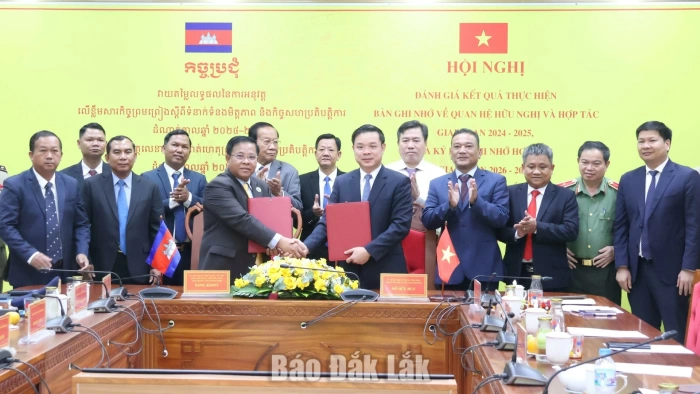 Dak Lak-Mondulkiri cooperation relations continue to deepen and expand